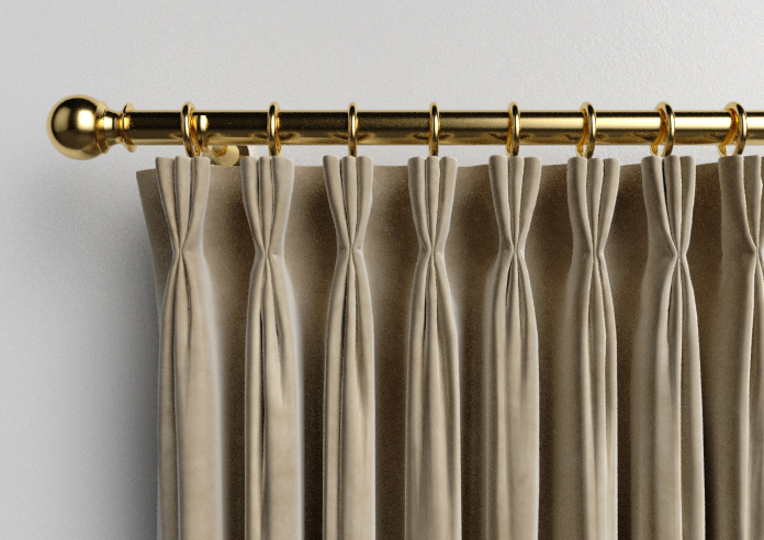 Odessa Velvet, Putty - Made to Measure Curtains - Image 11